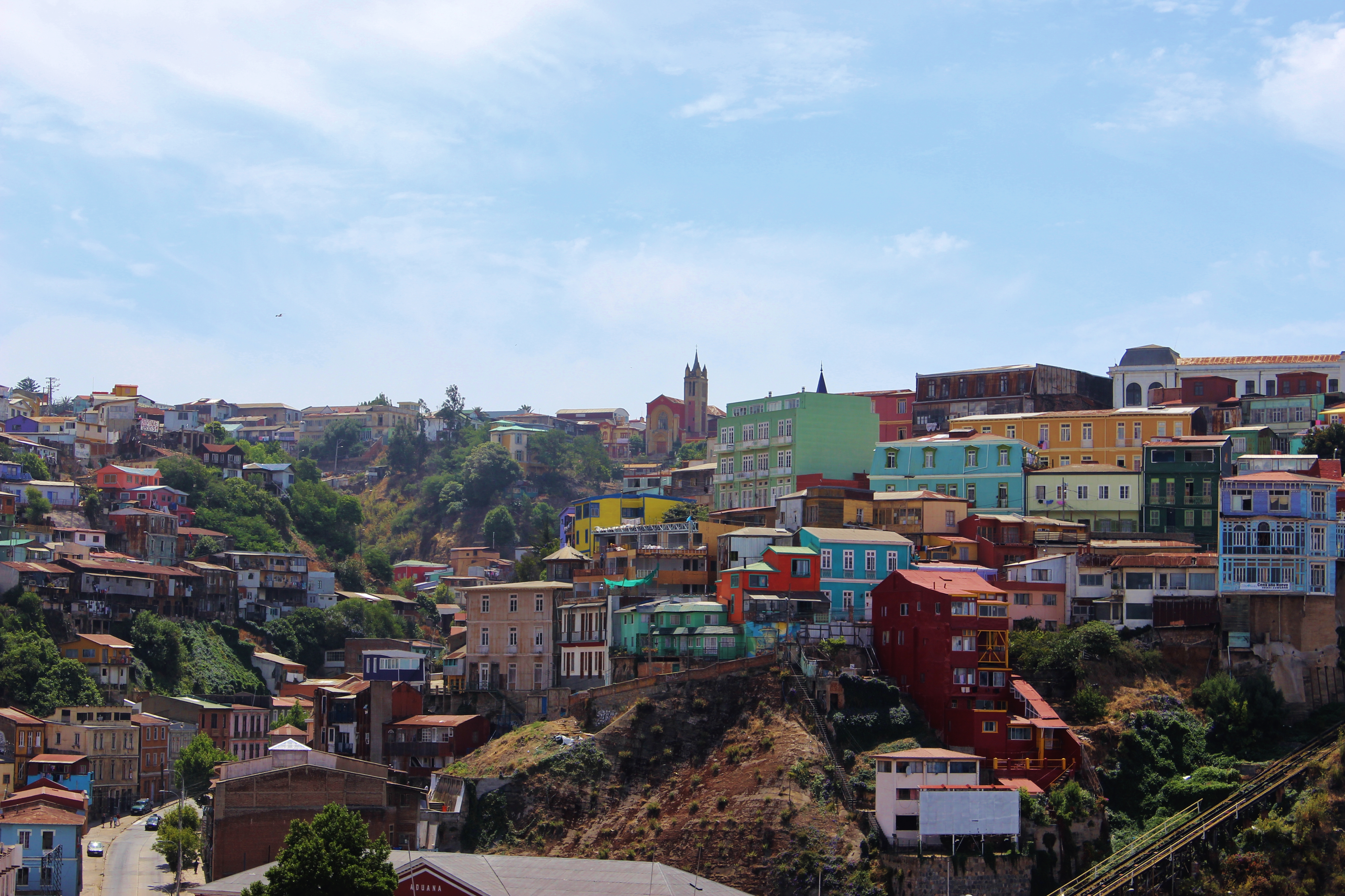 La colorida Valparaíso